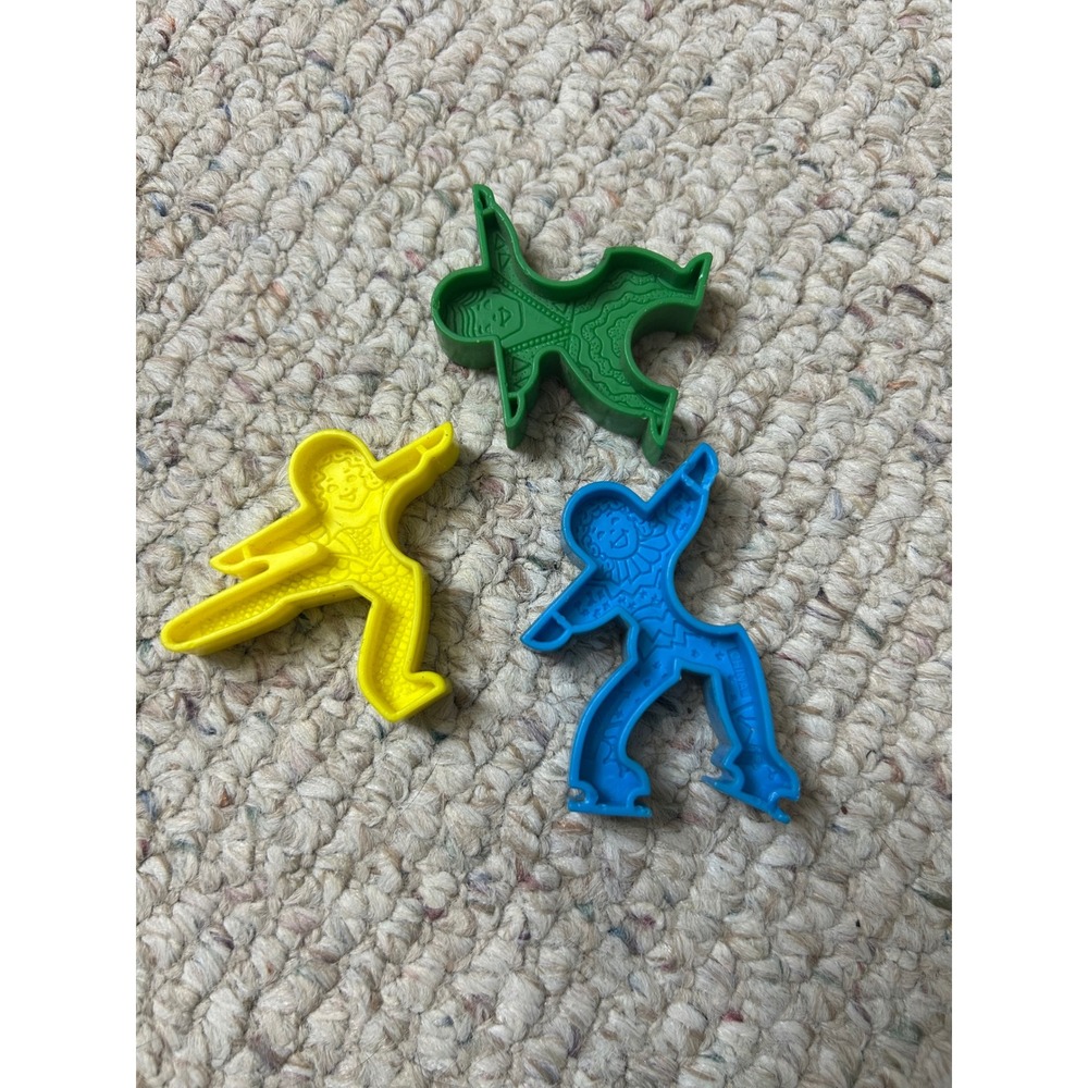 Vintage 1992 McDonalds Happy‎ Meal Cookie Cutters Set of 3 Ronald McDonald P